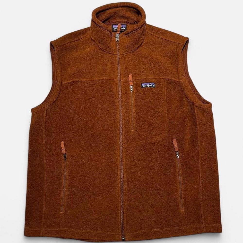 Patagonia Retro-X Fleece Vest - Rust Brown - Men’s Size Large